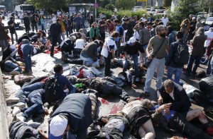 Víctimas del atentado en Ankara