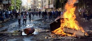 Manifestaciones en las ciudades turcas contra el EI.