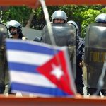 EL SALVADOR-US-CUBA-POSADA CARRILES-PROTEST