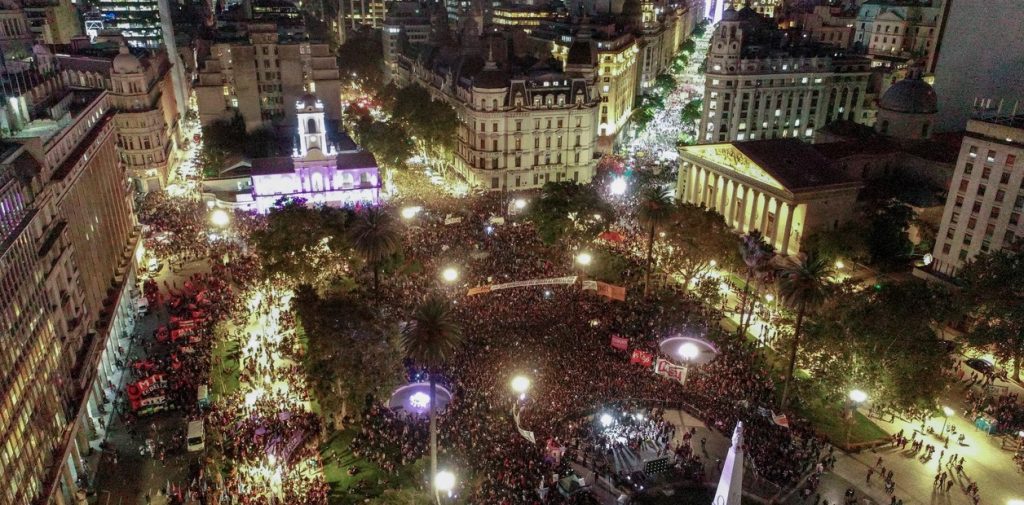 Así fueron las movilizaciones y protestas centrales por el 8M