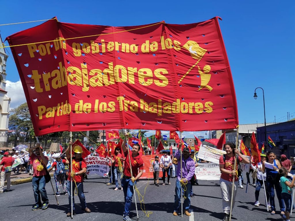 Cobertura: 1º de Mayo en Costa Rica