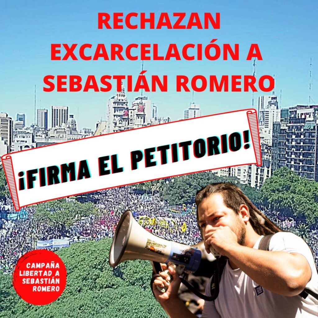 Libertad a Sebastián Romero