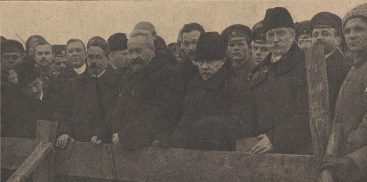 Integrantes del Gobierno provisional derrocado por los Soviets