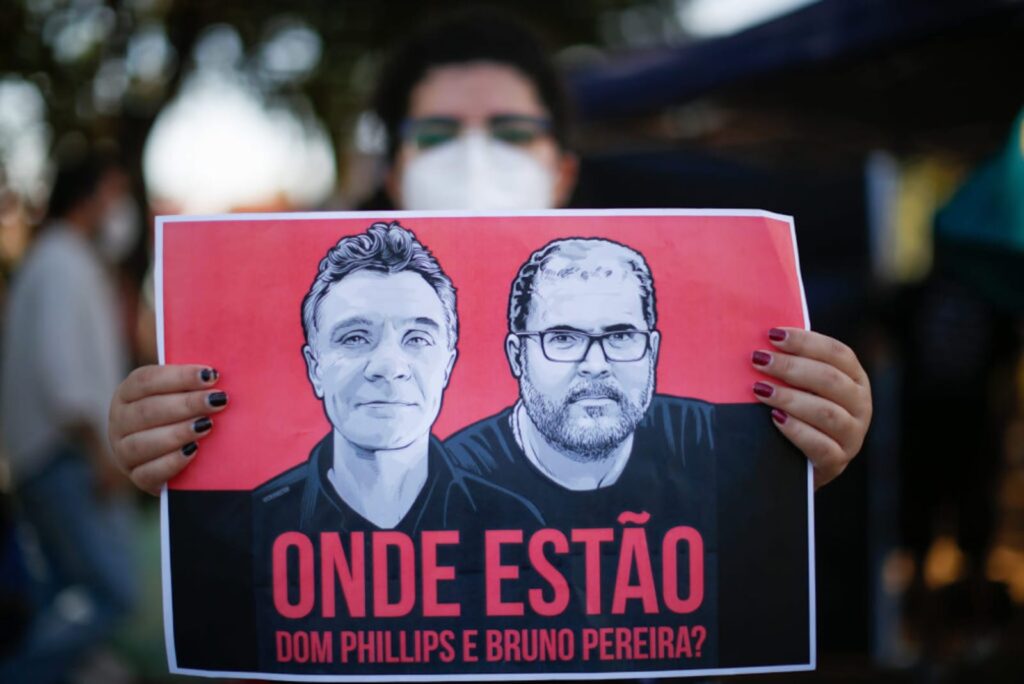 Bolsonaro es el culpable de los asesinatos de Bruno y Dom