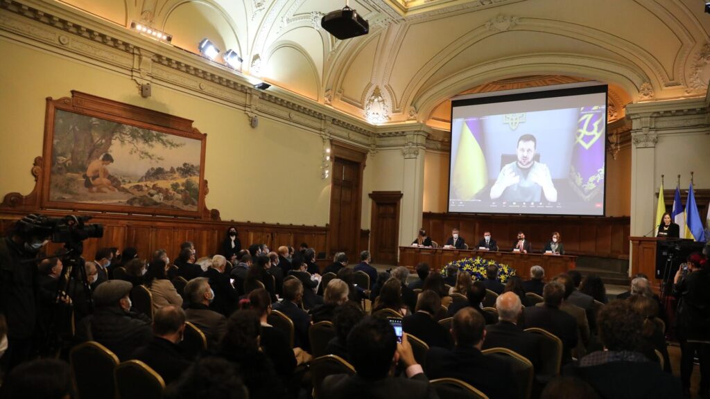 Zelenski en el Senado Chileno: Discursos hipócritas que en nada ayudan la resistencia obrera y popular ucraniana