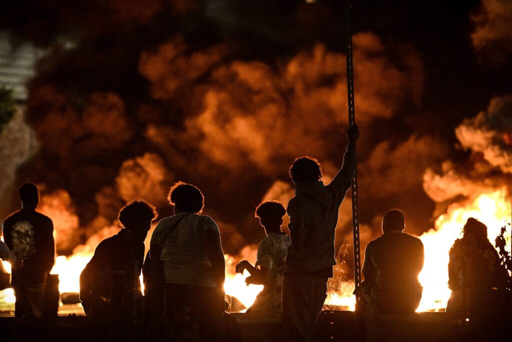 El incendio francés