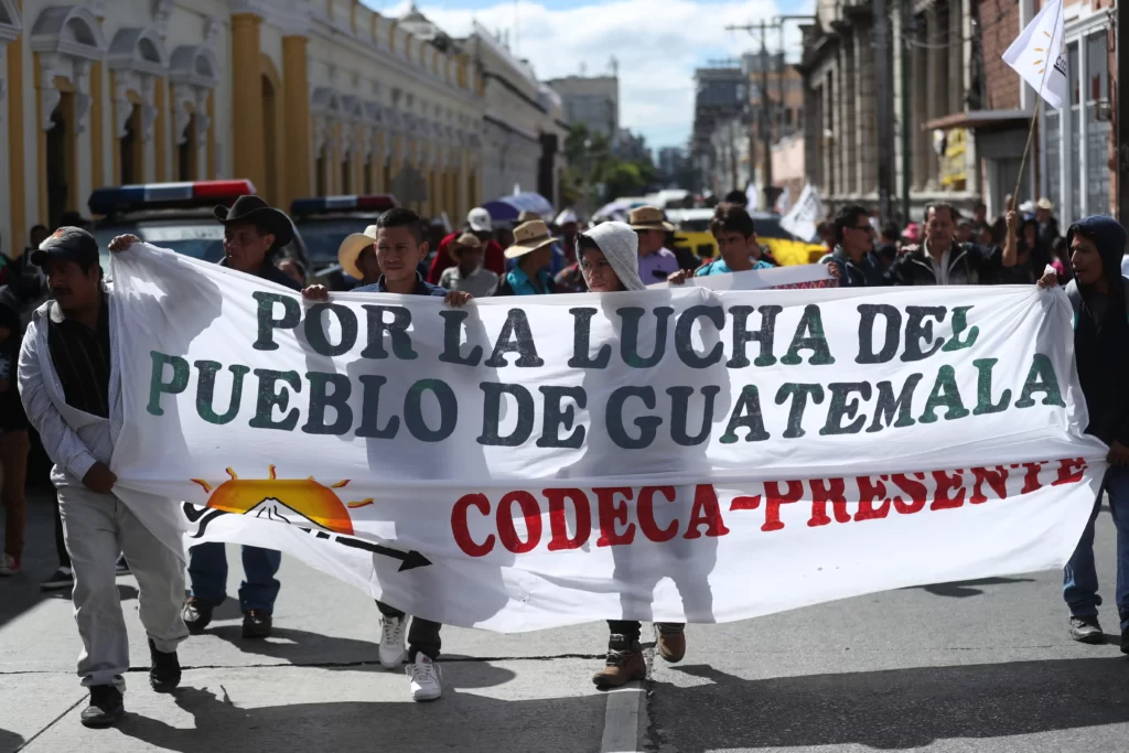 La democracia nunca ha existido para los pueblos en Guatemala