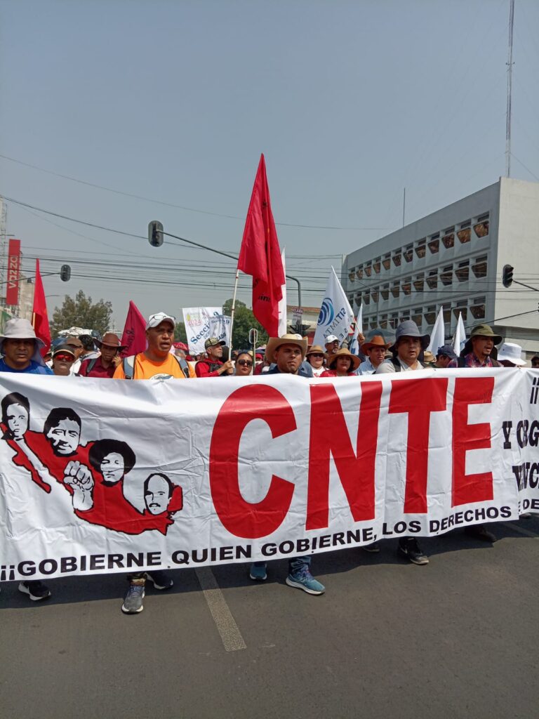 La CNTE está de vuelta en la lucha
