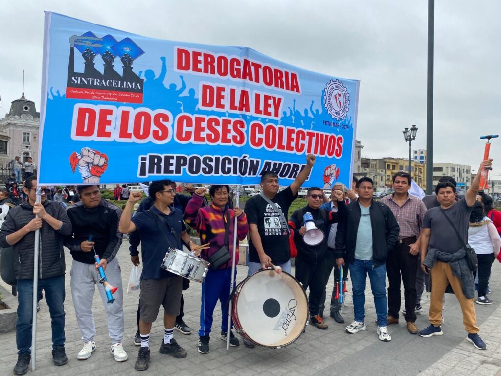 “Hay que poner en el centro la lucha por la derogatoria del proceso de ceses colectivos y su apéndice, la suspensión perfecta”