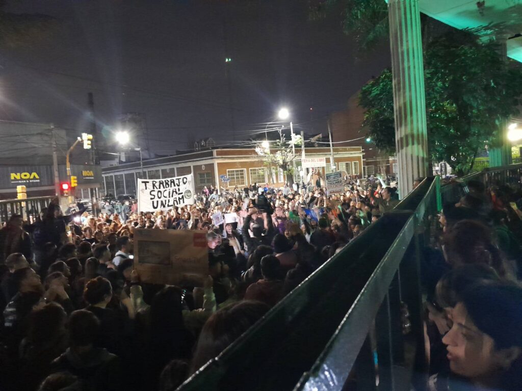 Universidad de La Matanza (UNLaM) en lucha