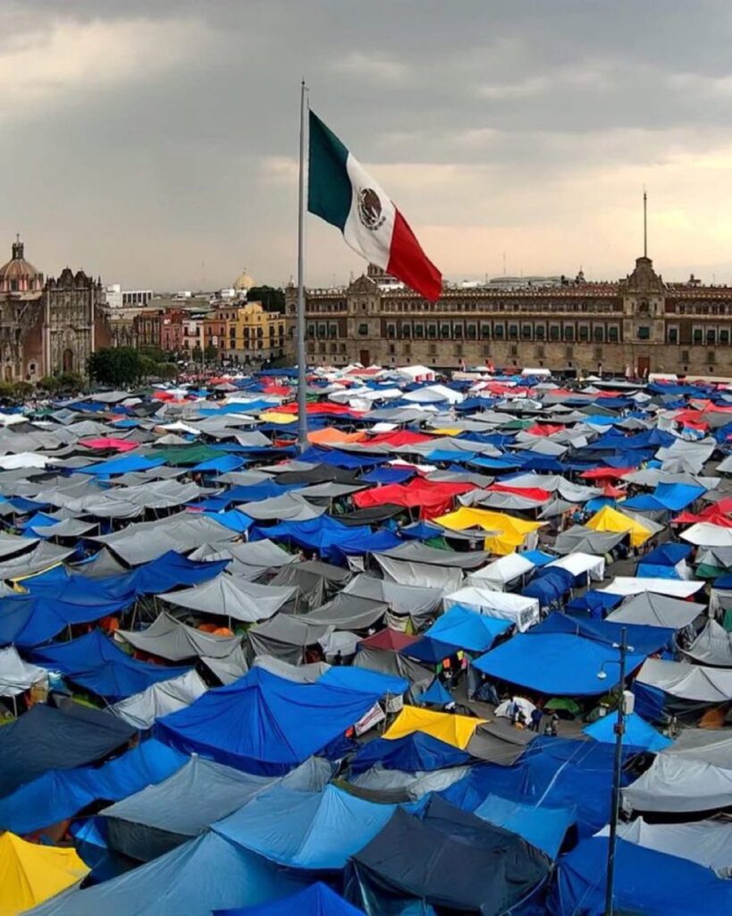 La reciente jornada de lucha de la CNTE