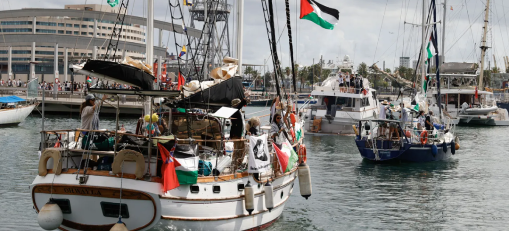 La Central Sindical CSP-Conlutas en la Flotilla