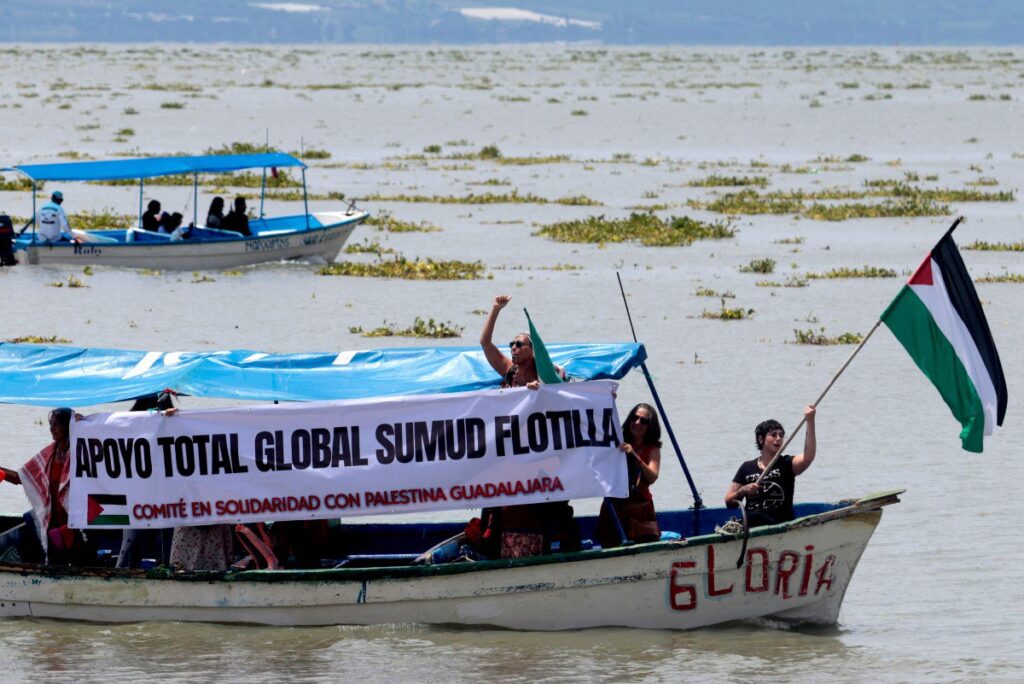 La Flotilla Sumud impulsa acciones de solidaridad por todo el mundo