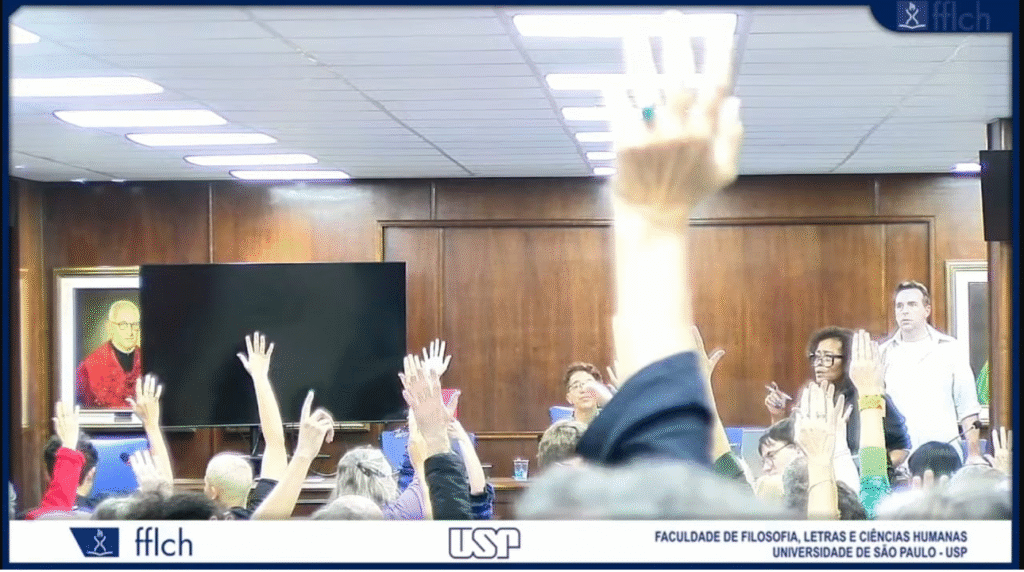 En una votación histórica, FFLCH-USP aprueba por amplia mayoría la renuncia del convenio con la Universidad de Haifa (Israel)