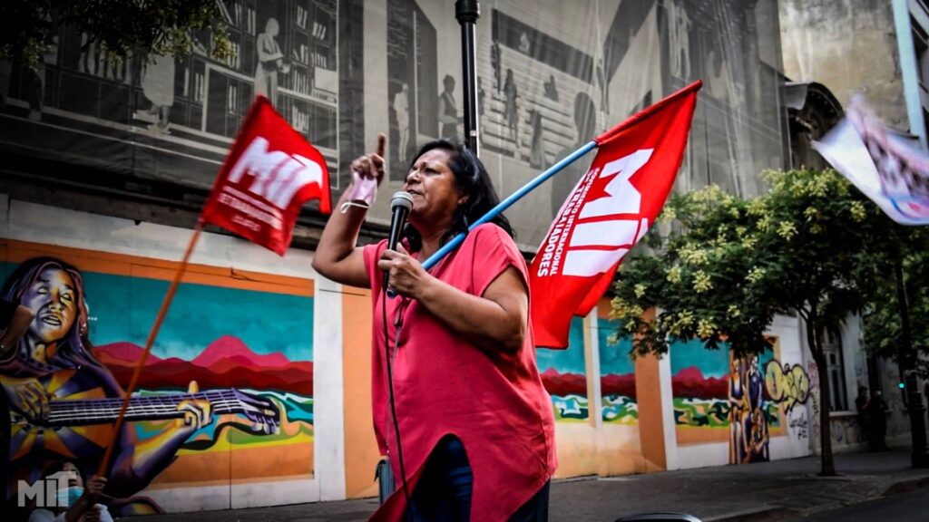 María Rivera, uma candidatura revolucionária e independente, se inscreve com 5.056 assinaturas