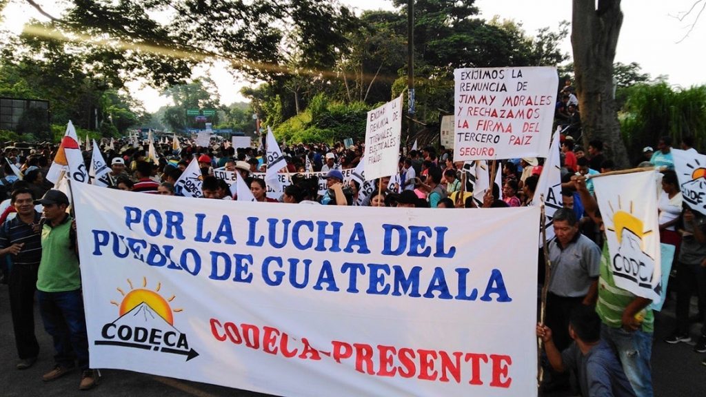 Nunca existiu democracia para os povos na Guatemala