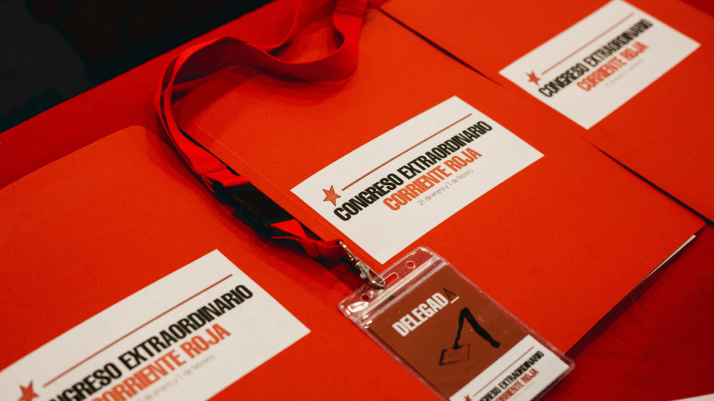 O congresso extraordinário da Corriente Roja reafirma seu compromisso revolucionário e internacionalista