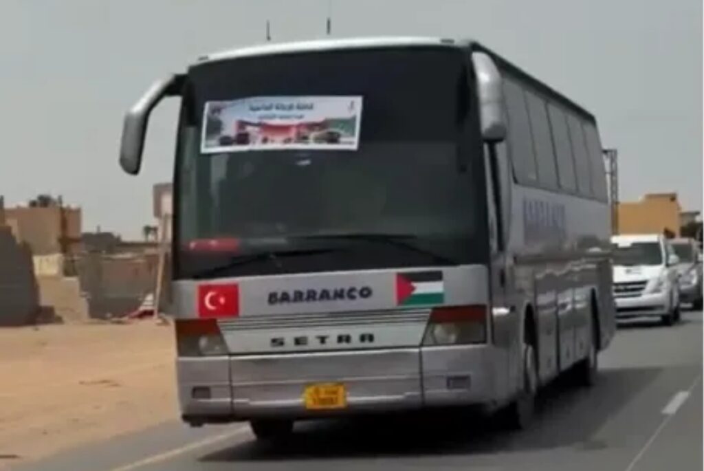 Caravana humanitária internacional por terra é bloqueada na Líbia ao tentar levar ajuda para Gaza